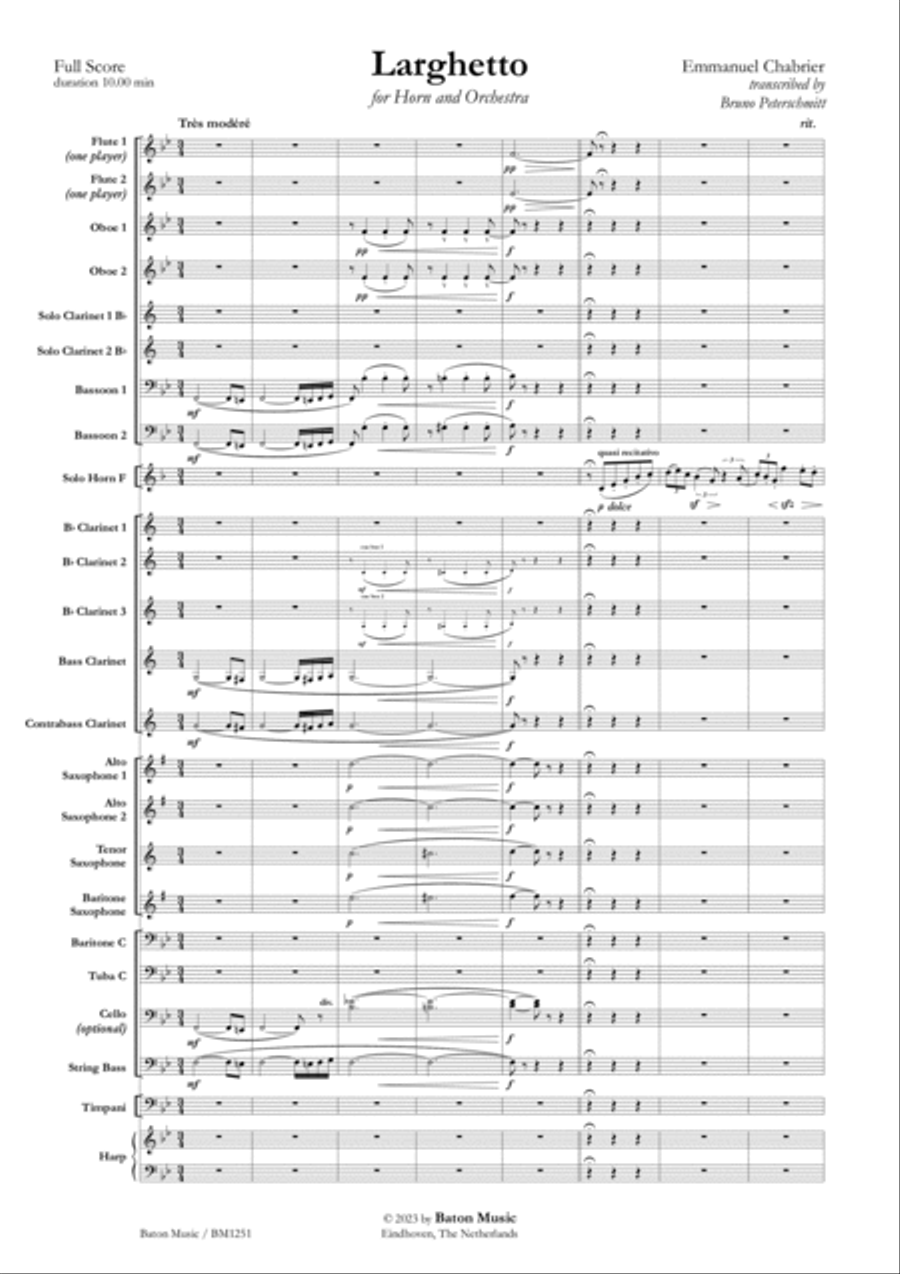 Larghetto Concert Band scores gallery preview page 2