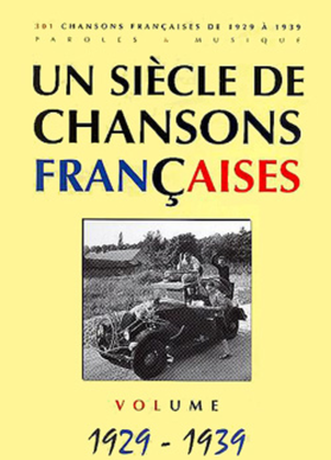 Book cover for Un siecle de chansons francaises 1929-1939