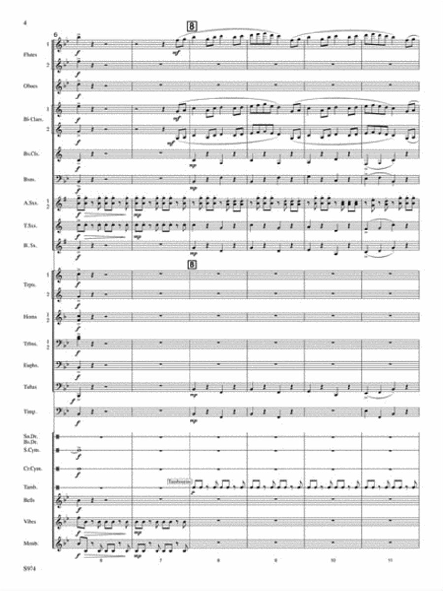 Cottonwood Falls Concert Band scores gallery preview page 5
