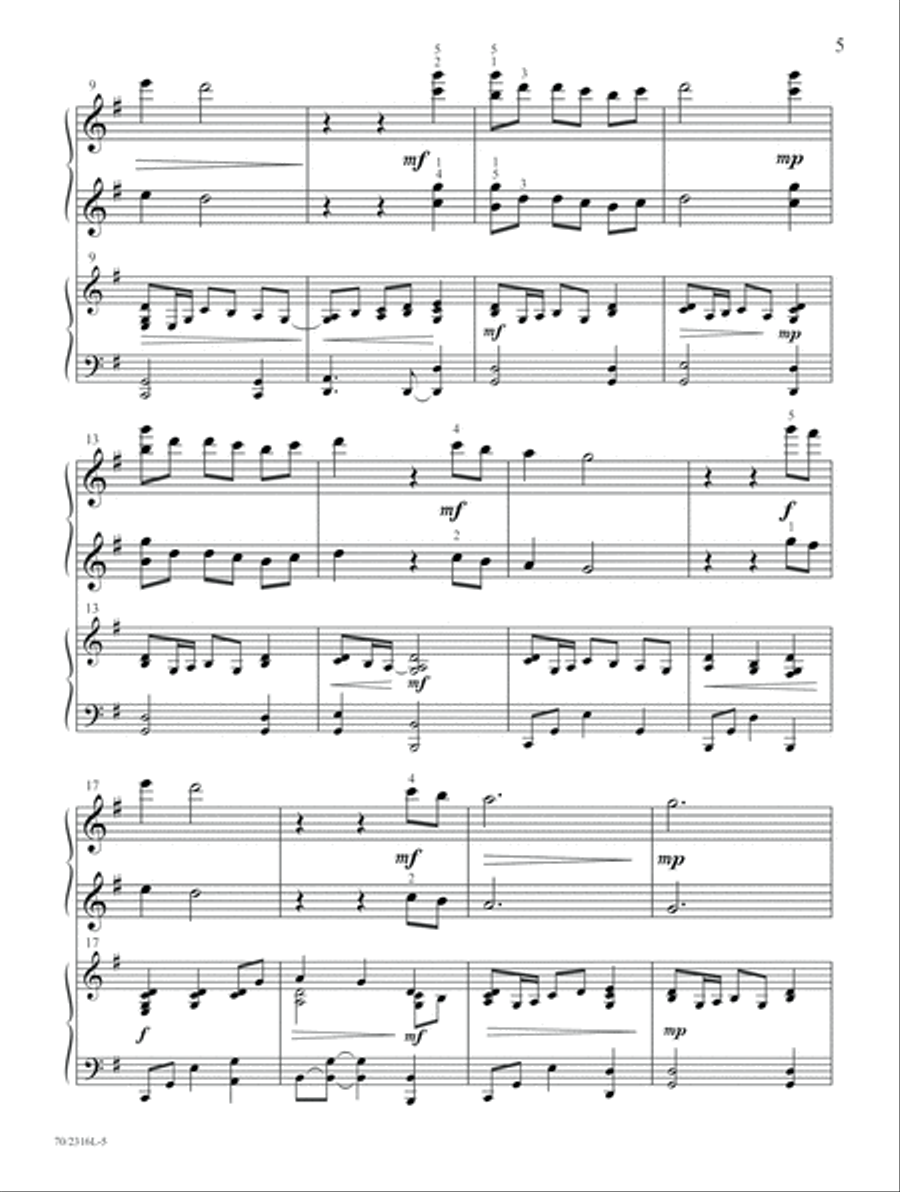 Hymn Keys for Student and Teacher Piano Method scores gallery preview page 5