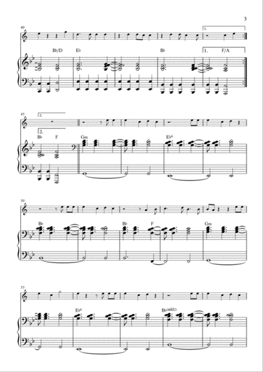 Just You And I B-Flat Trumpet scores gallery preview page 3