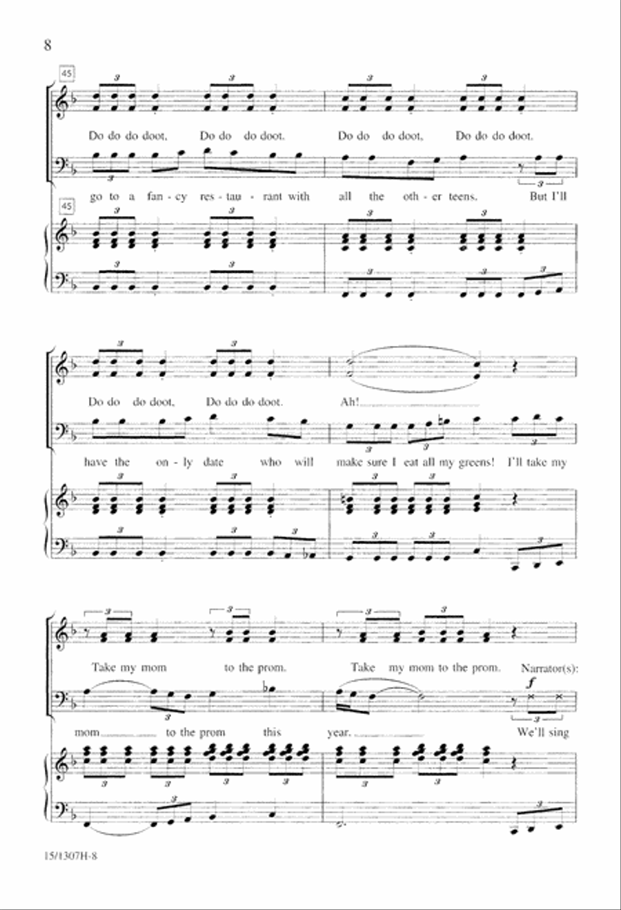 Flops of the Fifties 4-Part scores gallery preview page 8