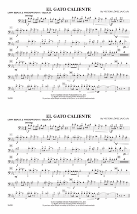 El Gato Caliente: Low Brass & Woodwinds #1 - Bass Clef