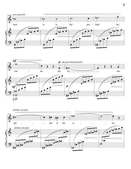 BOULANGER: Reflets (transposed to A minor)