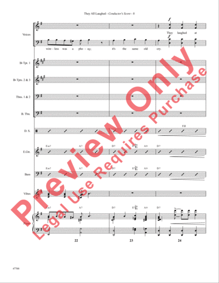 They All Laughed Choir scores gallery preview page 11