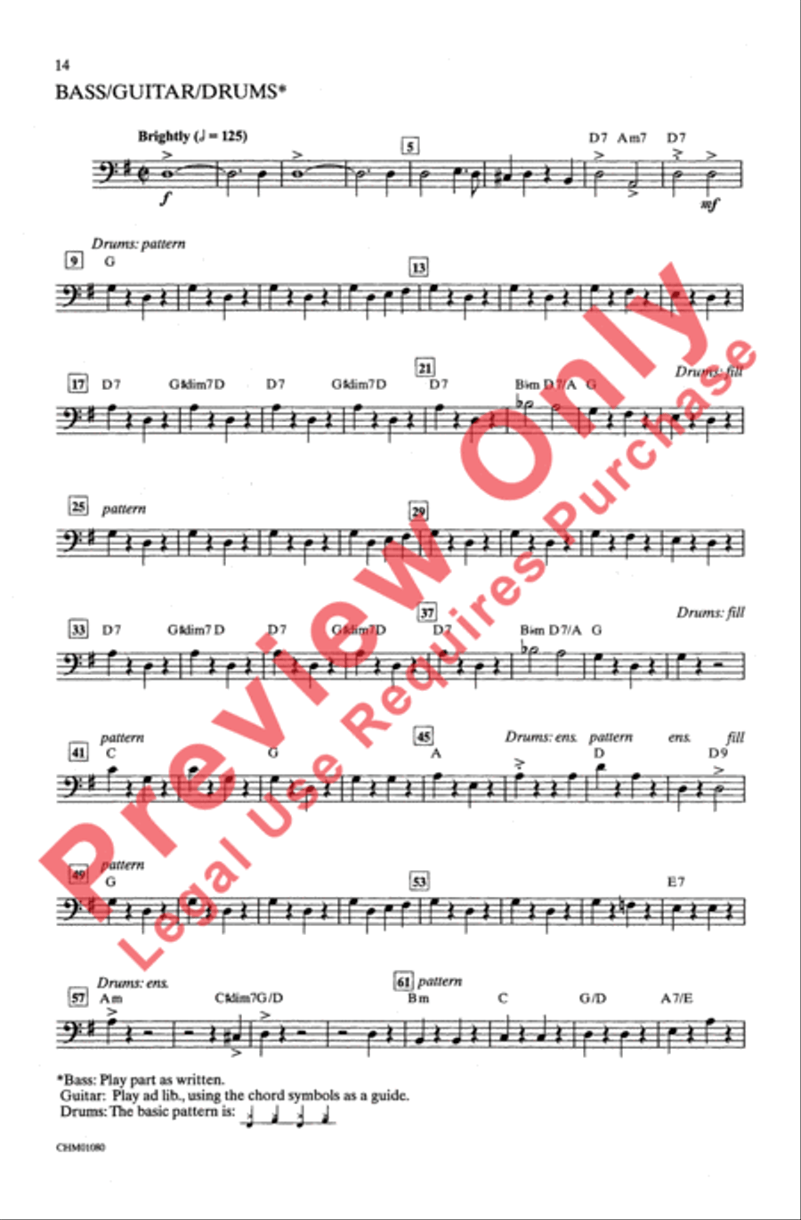 Get Me to the Church on Time Men's Choir scores gallery preview page 13