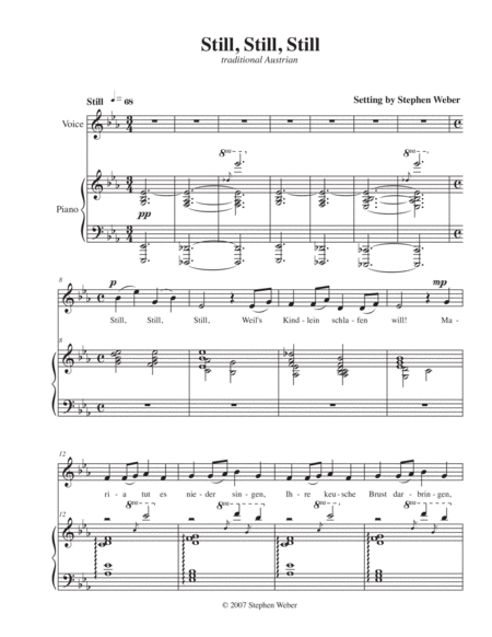 Two Christmas Song Settings for Tenor and Piano image number null