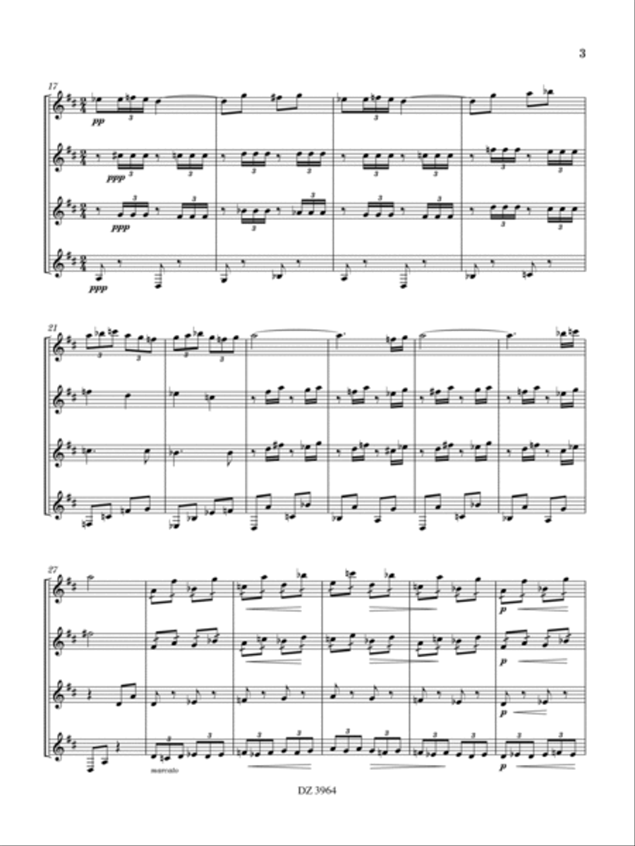 La Oración del Torero Guitar Ensemble scores gallery preview page 4