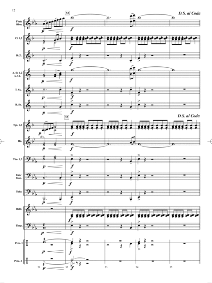 On Holiday Concert Band scores gallery preview page 13