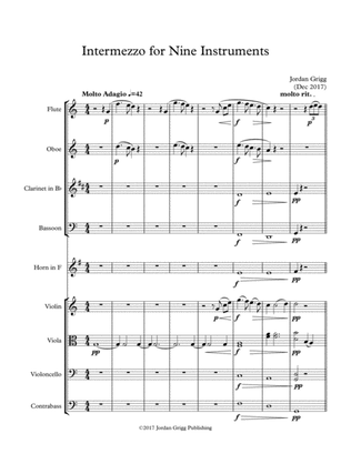 Intermezzo for Nine Instruments