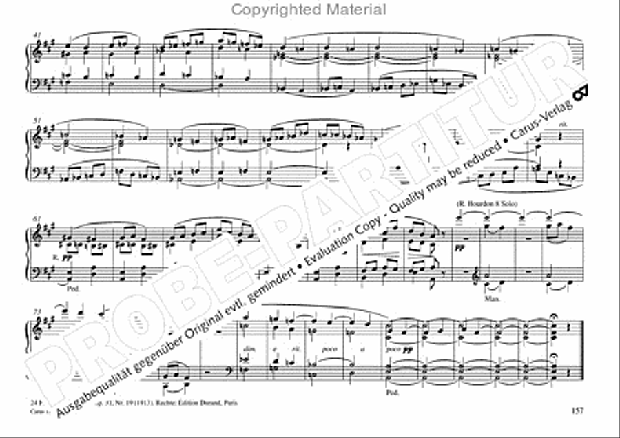 Freiburger Orgelbuch: Stammteil Organ Solo scores gallery preview page 158