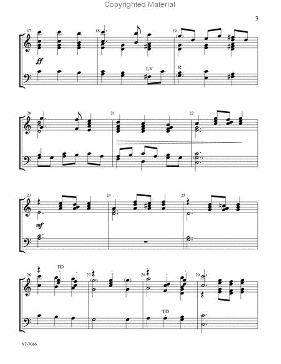 Easter Rejoicing Handbell Choir scores gallery preview page 3