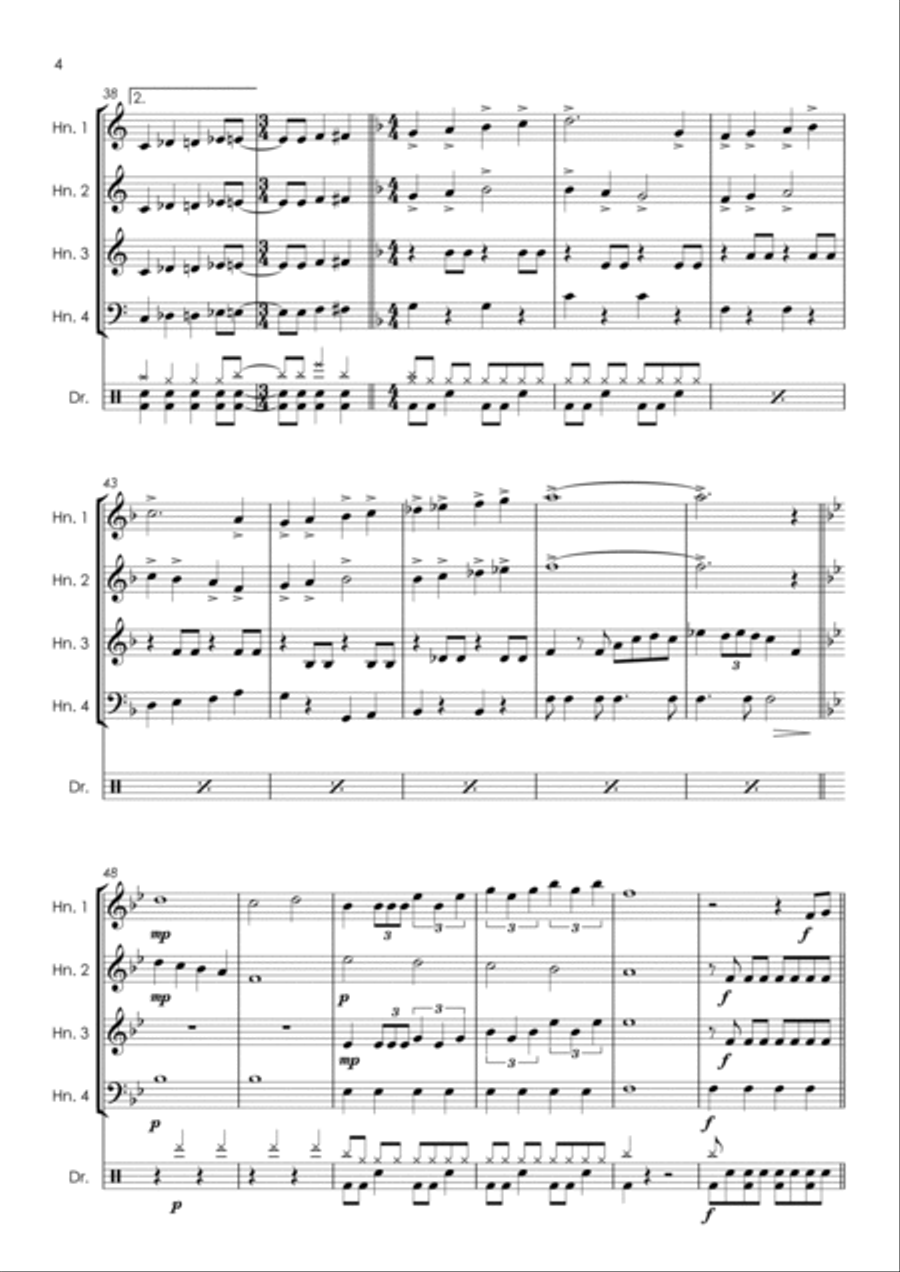 I Wish It Could Be Christmas Every Day Horn scores gallery preview page 6