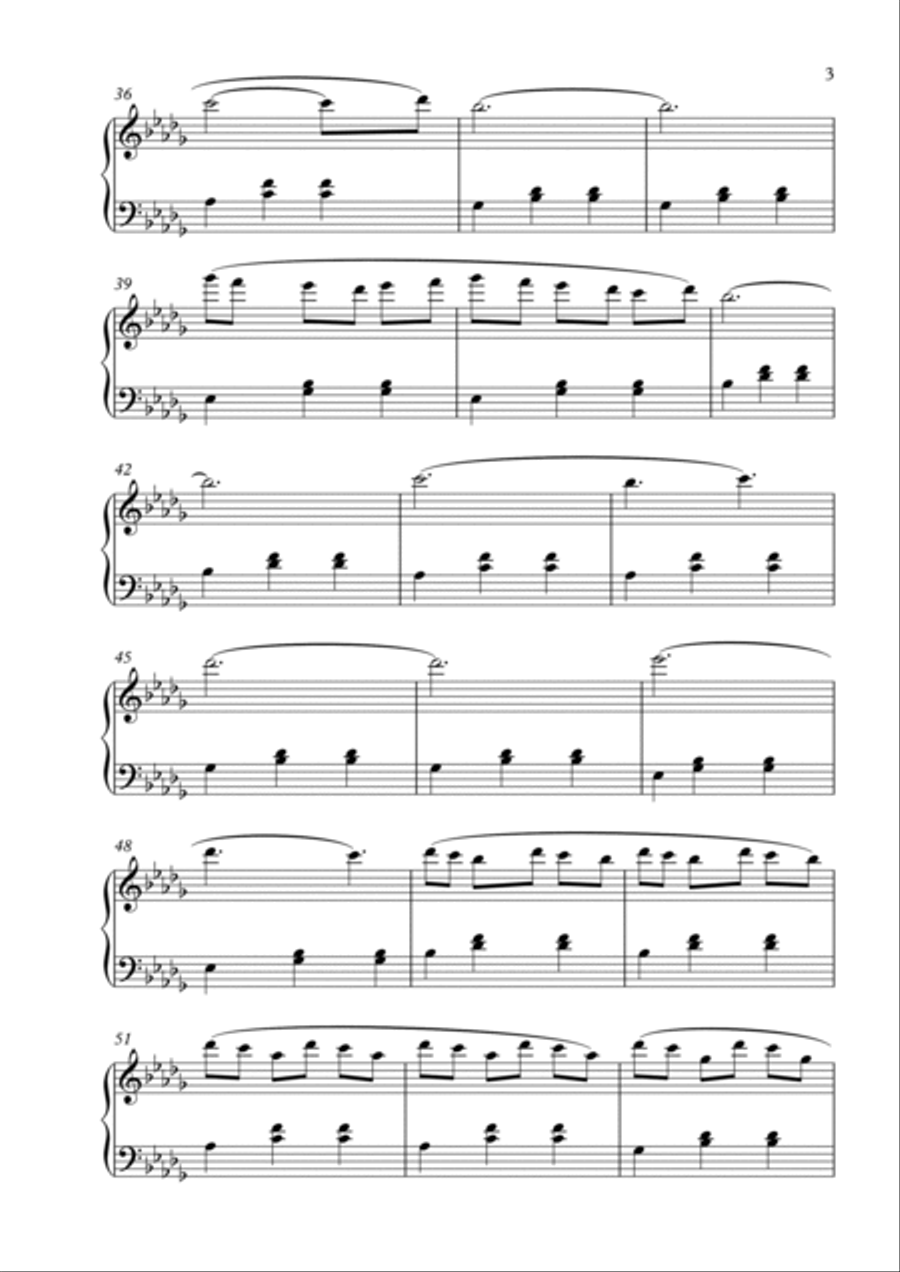 Pieces of Memory Piano Solo scores gallery preview page 3