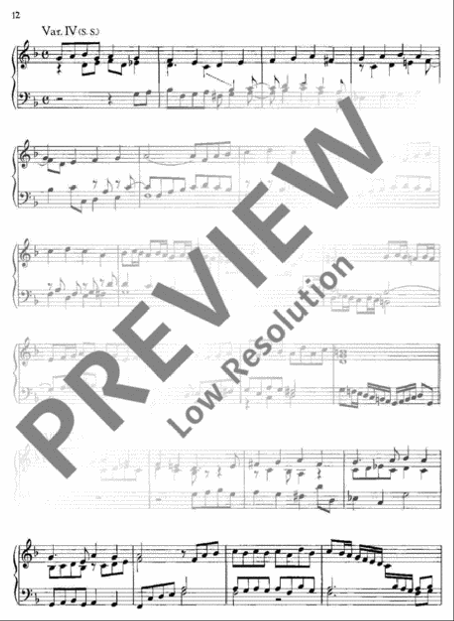 3 Pavans from the same theme Piano Solo scores gallery preview page 13
