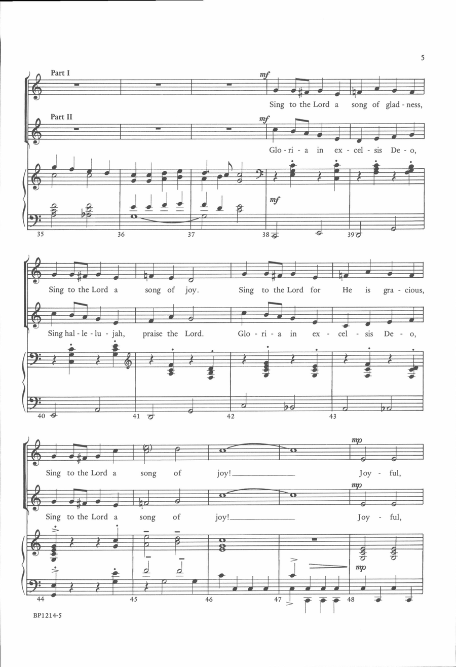 Song of Joy 2-Part scores gallery preview page 4