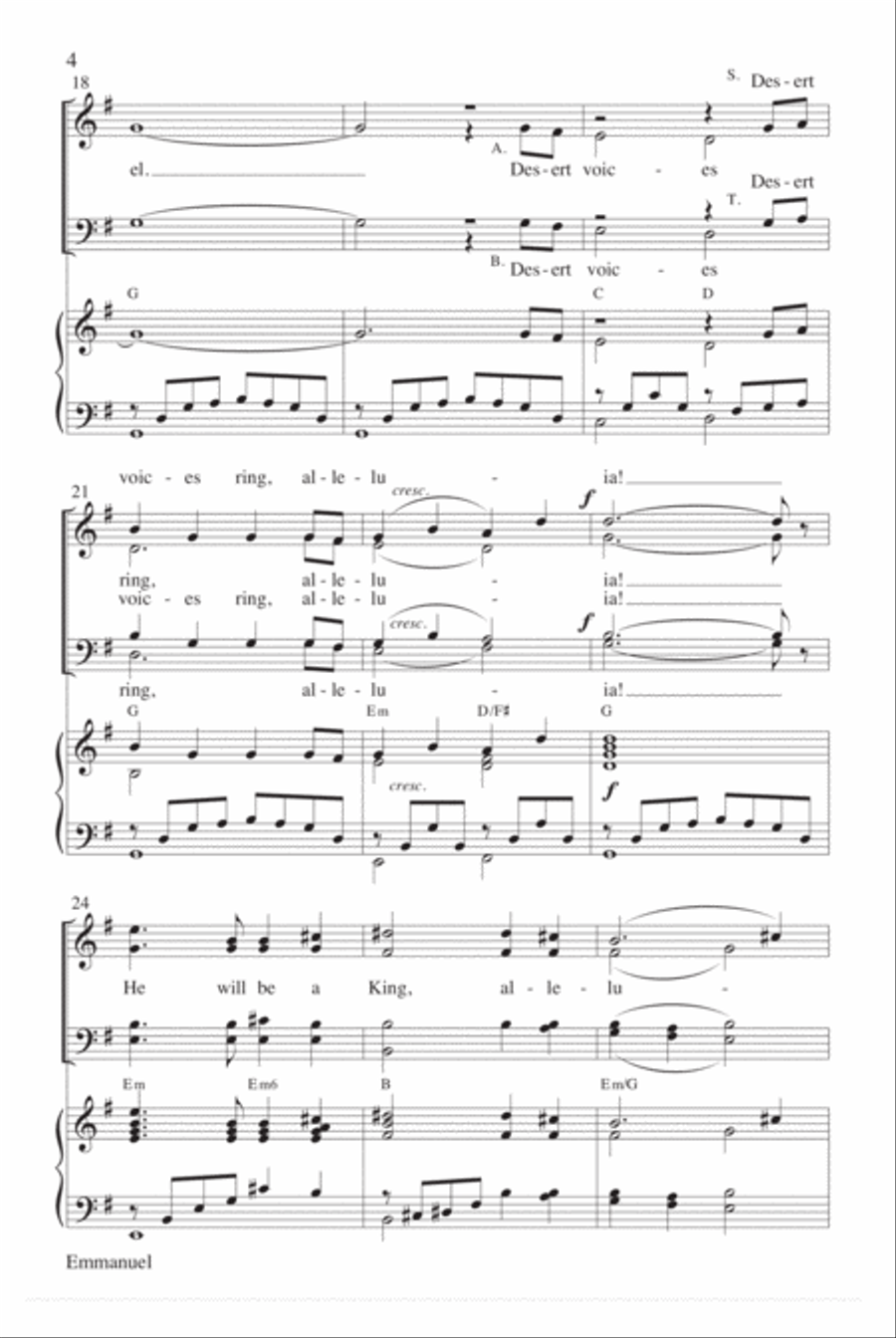 Emmanuel 4-Part scores gallery preview page 4