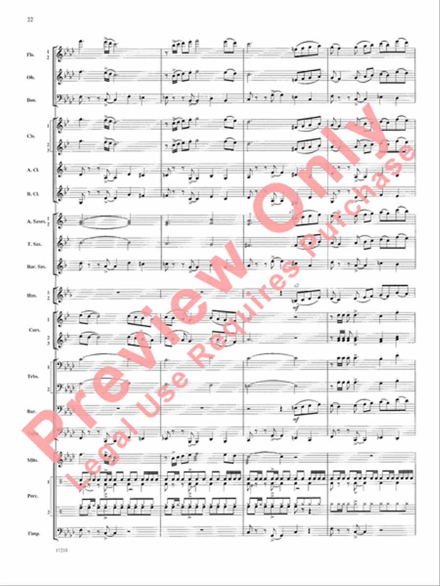 Scenes of Wonder Concert Band scores gallery preview page 23