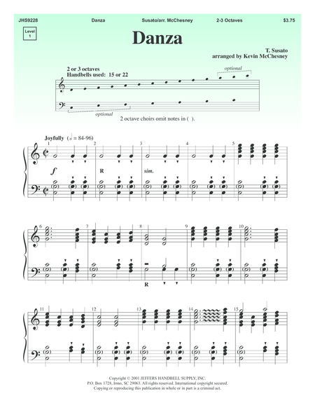 Danza - handbell score (2-3 octaves)