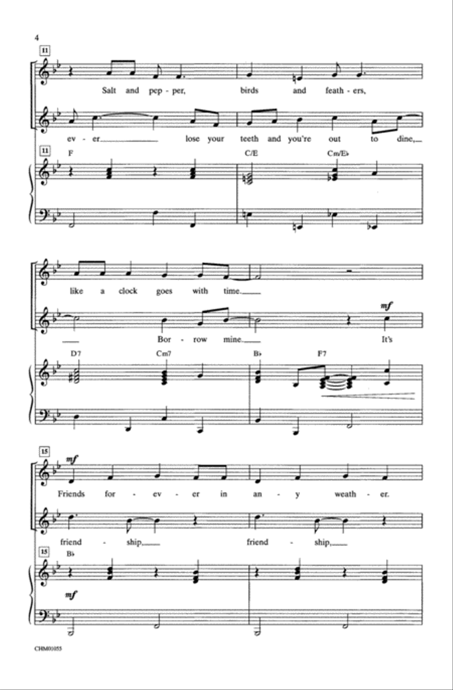 Best of Friends Choir scores gallery preview page 3