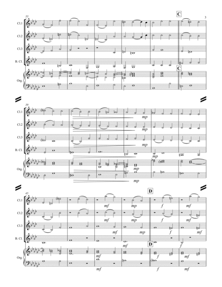 Purcell - Trio Sonata No.9 (for Clarinet Quartet) image number null
