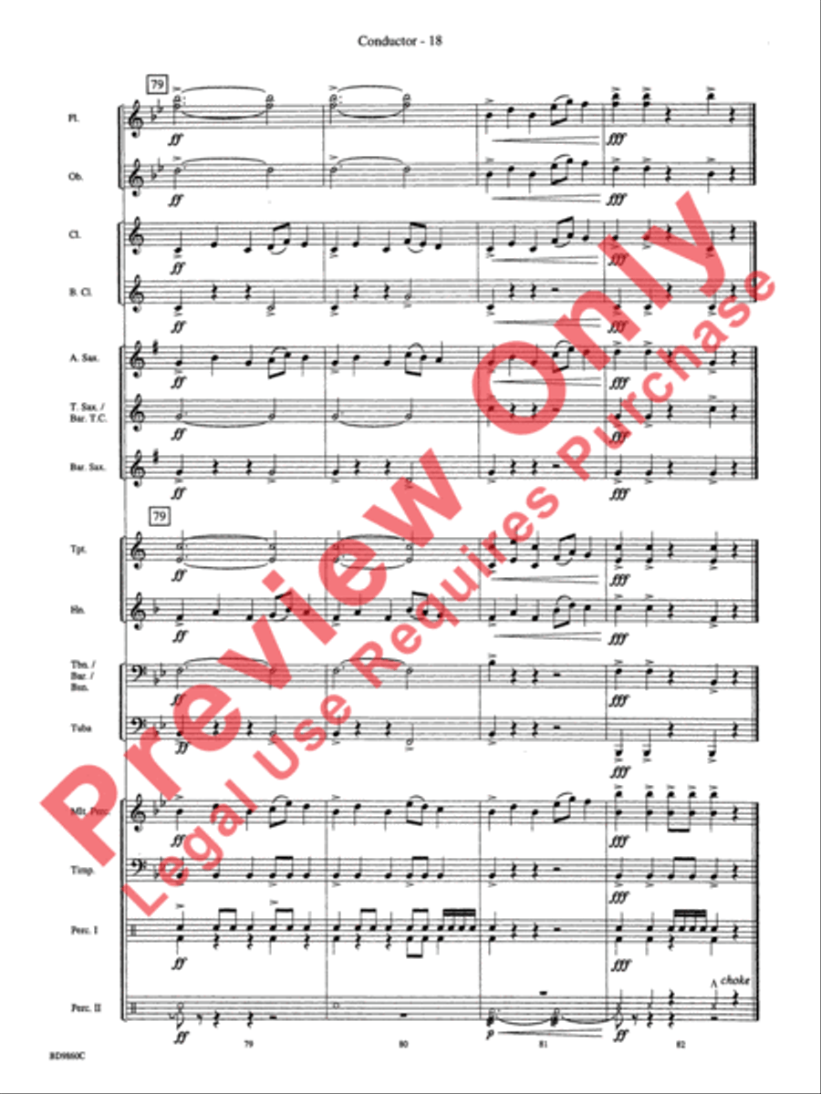 Quintilian Quintilian Concert Band scores gallery preview page 20