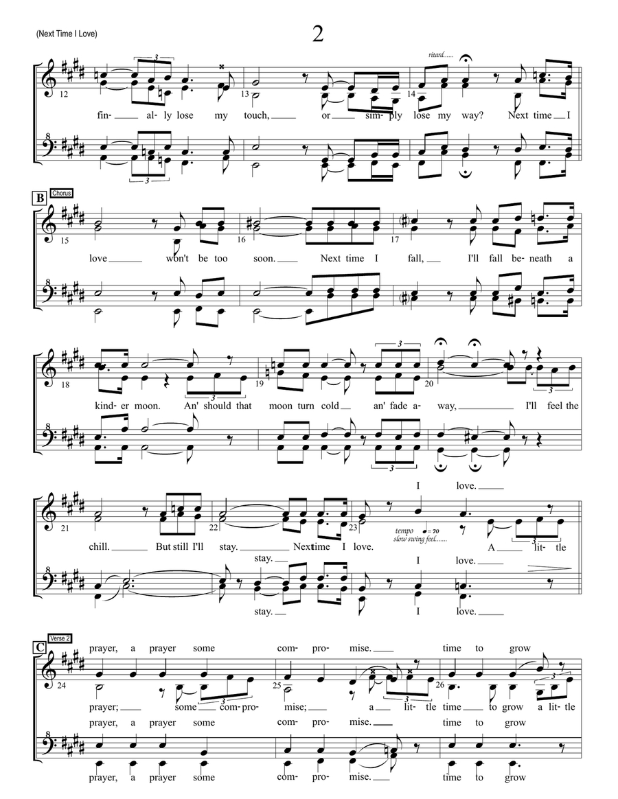 Next Time I Love SSAA scores gallery preview page 2