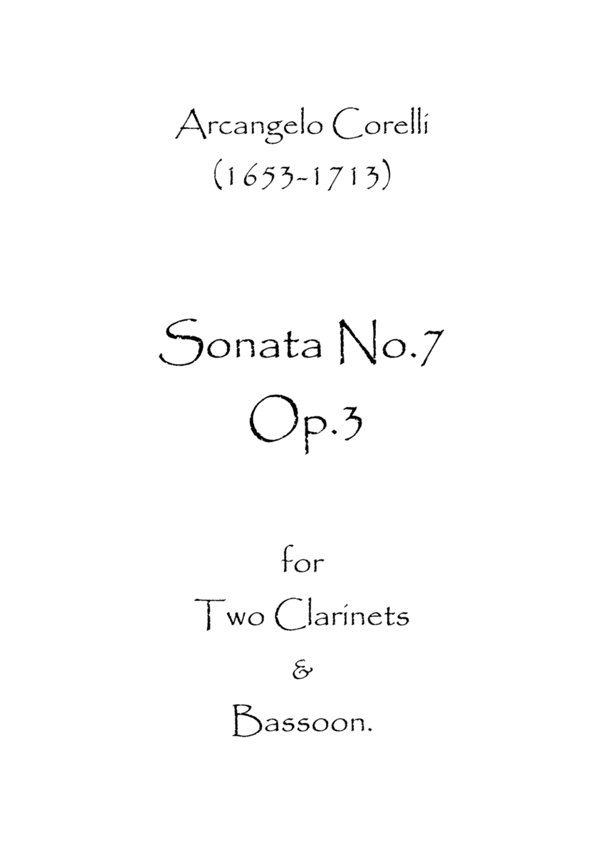 Sonata No.7 Op.3 image number null