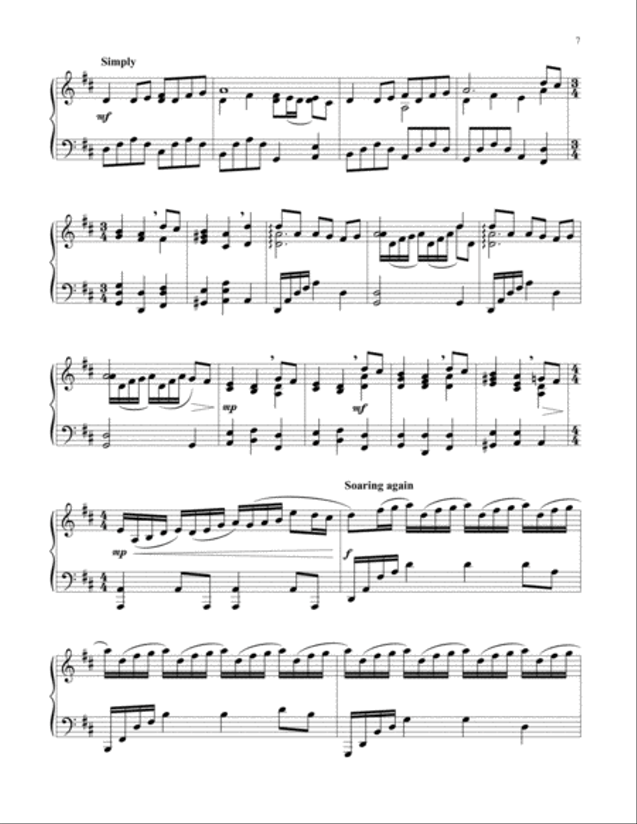 In Praise of Love Piano Solo scores gallery preview page 5
