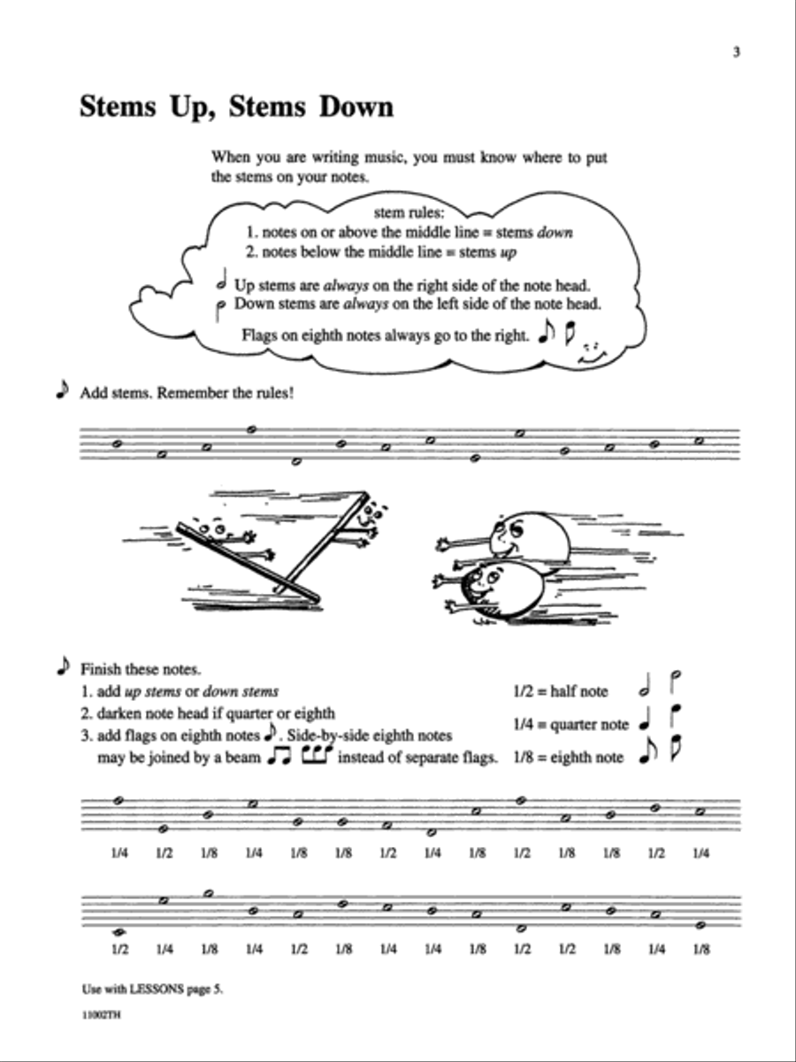 Michael Aaron Piano Course Theory Piano Method scores gallery preview page 3