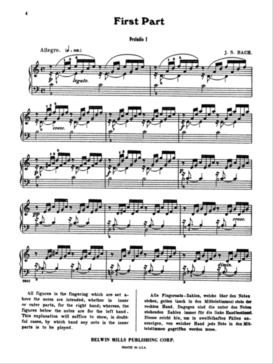 The Well-Tempered Clavier, Volume 1 Piano Solo scores gallery preview page 7