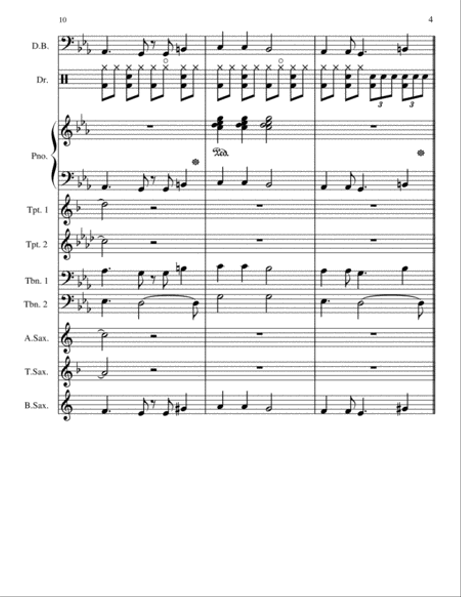 King's Mountain King's Mountain Jazz Ensemble scores gallery preview page 4