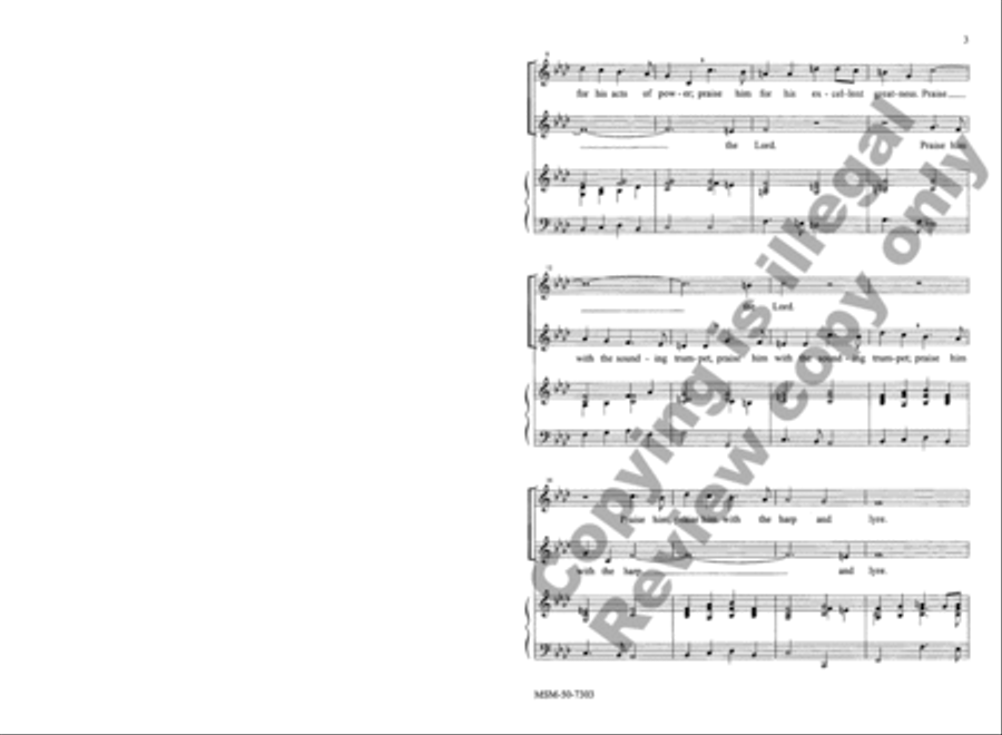 Hallelujah, Praise the Lord 2-Part scores gallery preview page 3