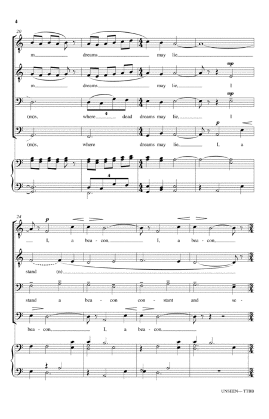 Unseen Unseen TTBB scores gallery preview page 4