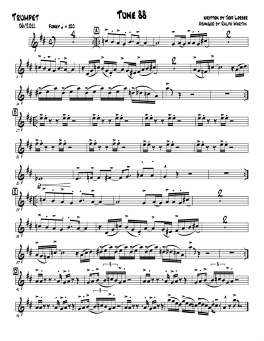 Tune 88 Jazz Ensemble scores gallery preview page 3
