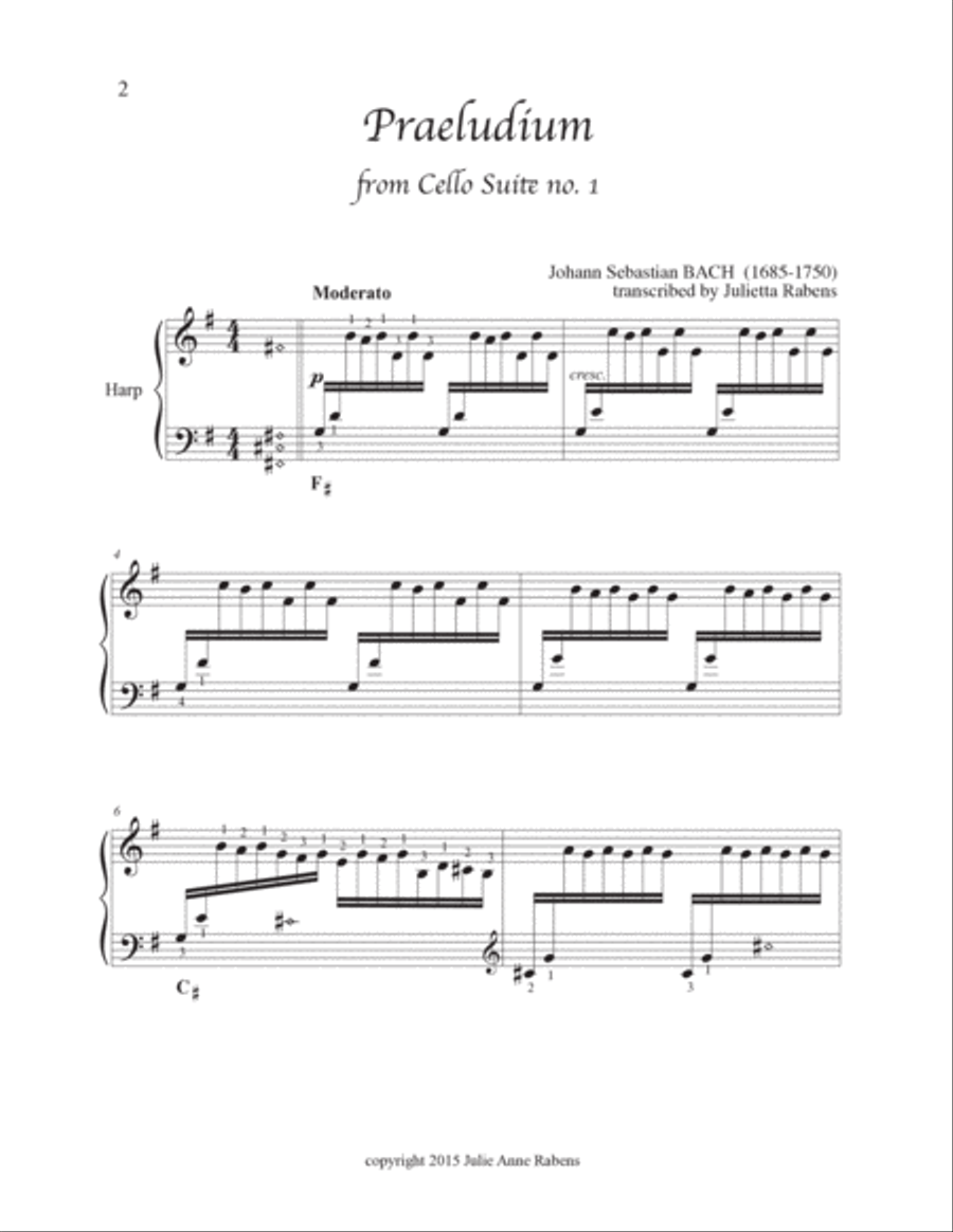 Classics at Your Fingertips for Harp Book 5 Harp scores gallery preview page 6