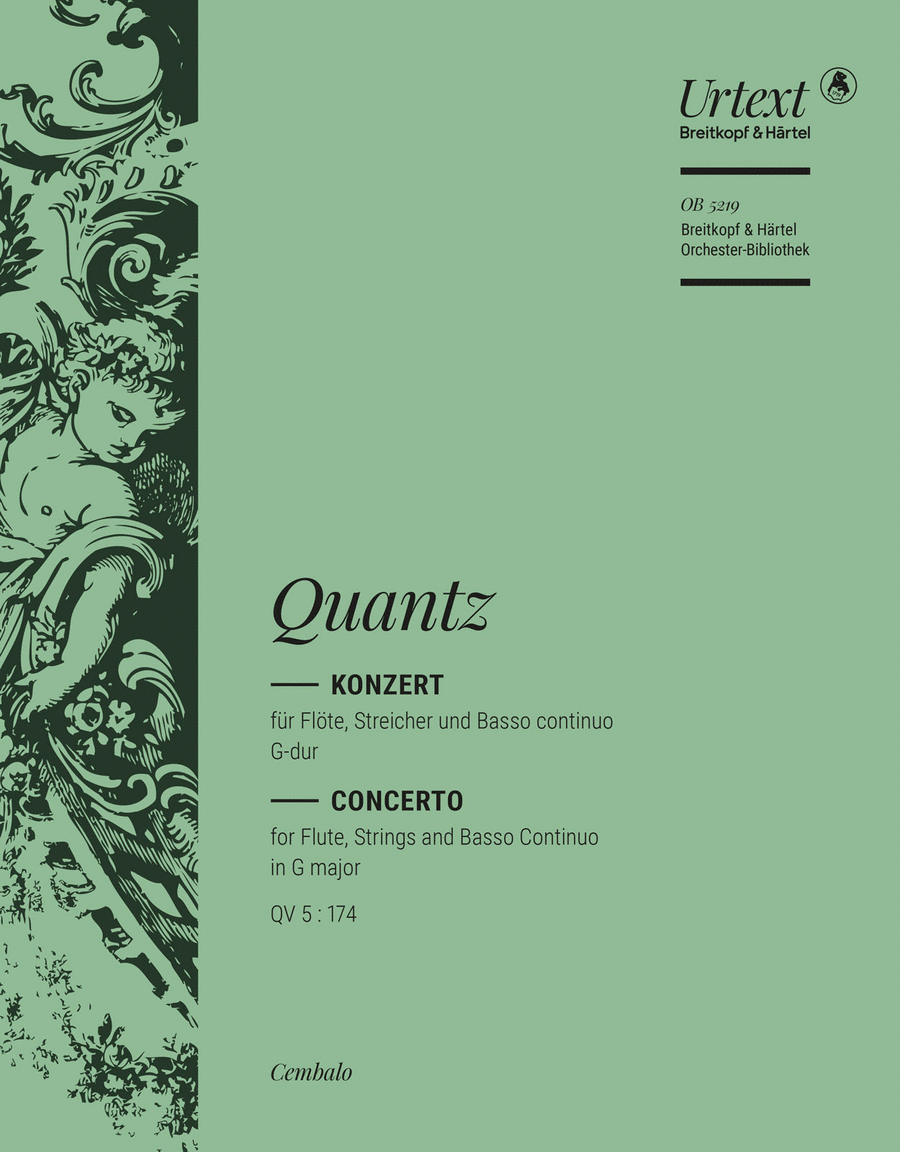 Flute Concerto in G major QV 5:174 Orchestra scores gallery preview page 1