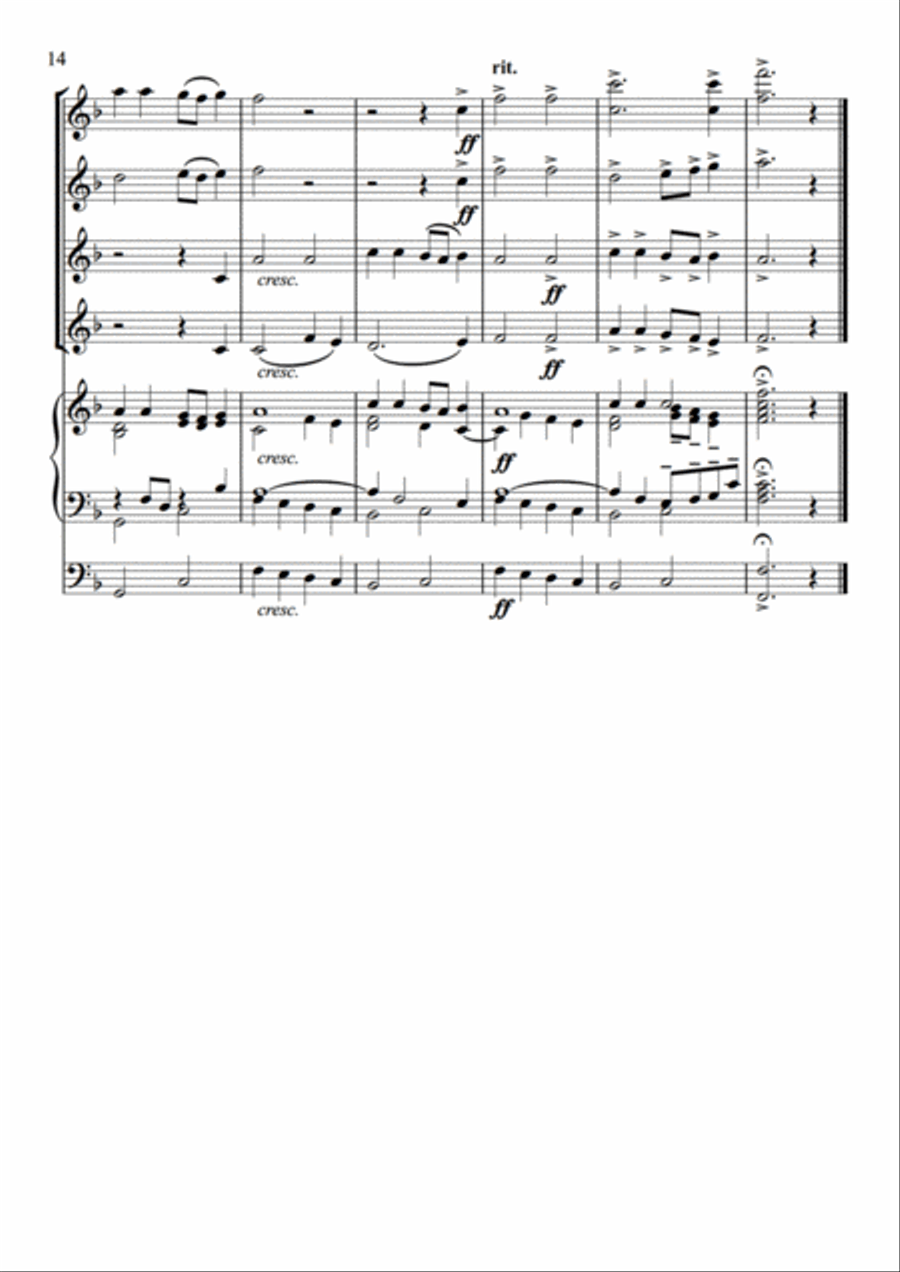 Lift Up Your Heads Set of Parts scores gallery preview page 9