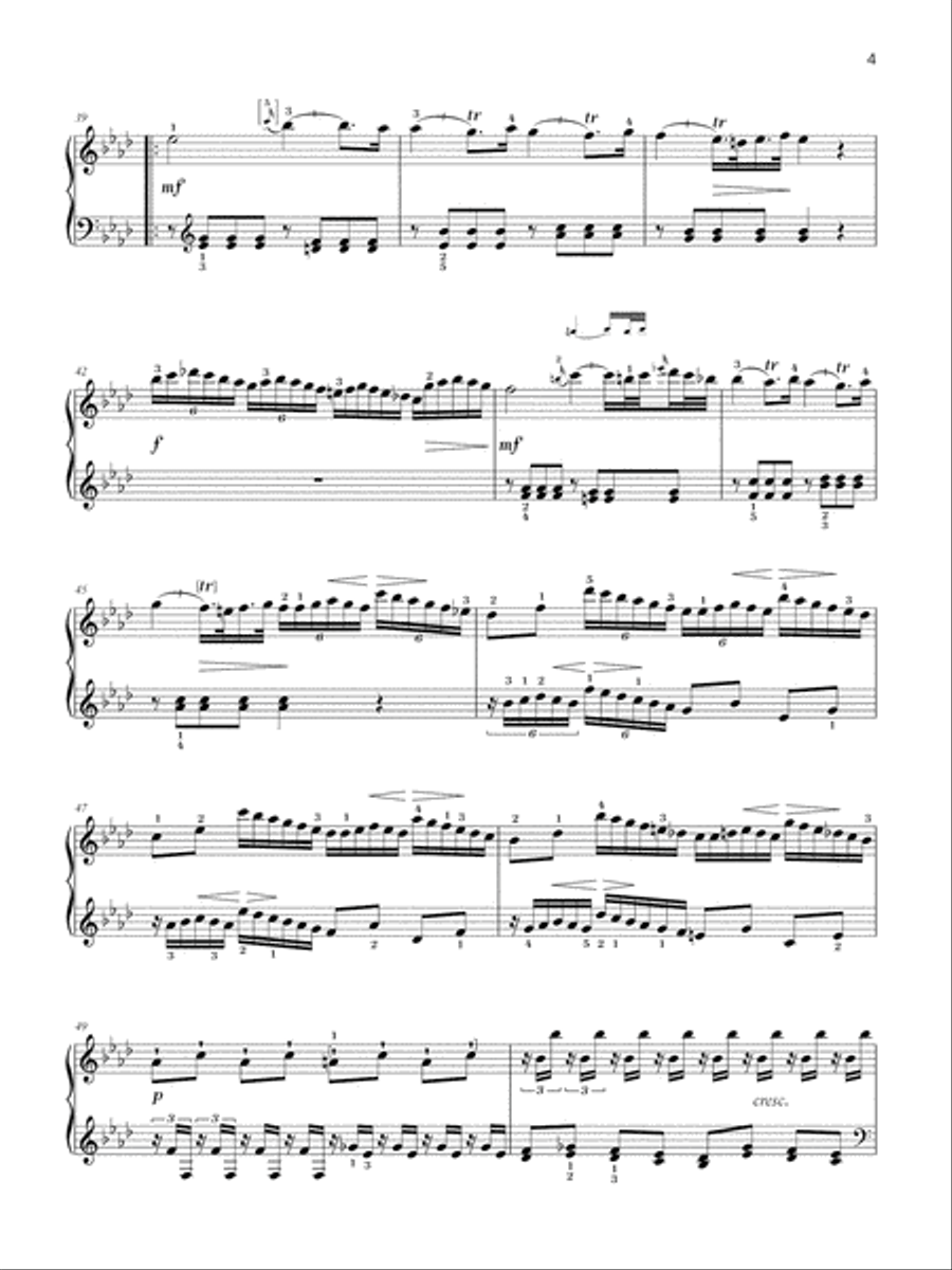 Allegro moderato (Grade 8, list A2, from the ABRSM Piano Syllabus 2021 & 2022) Piano Method scores gallery preview page 4