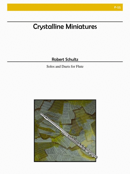Crystalline Miniatures for Solo Flute image number null
