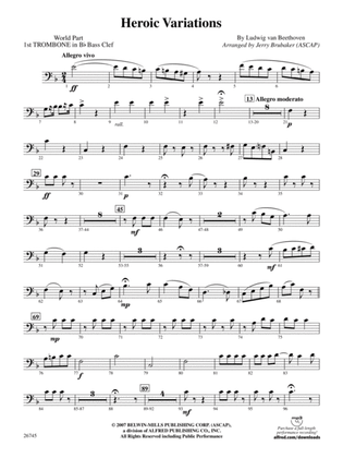 Heroic Variations: (wp) 1st B-flat Trombone B.C.