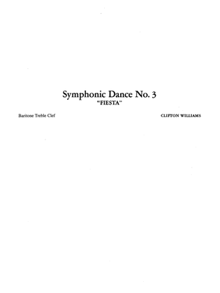 Book cover for Symphonic Dance No. 3 ("Fiesta"): Baritone T.C.