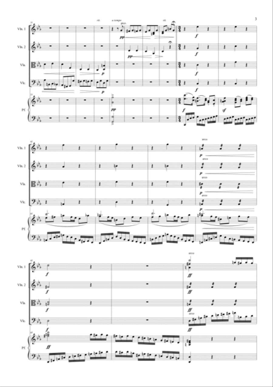 Filiberto Pierami: QUINTETTO Op.116 (ES-21-089) - Score Only String Quartet scores gallery preview page 5