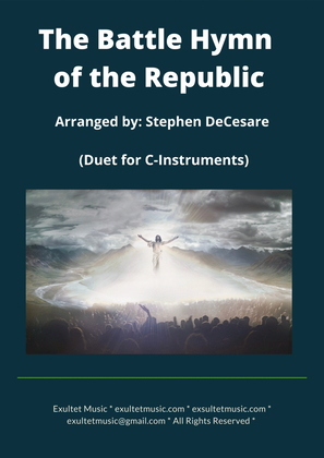 Book cover for The Battle Hymn of the Republic (Duet for C-Instruments)