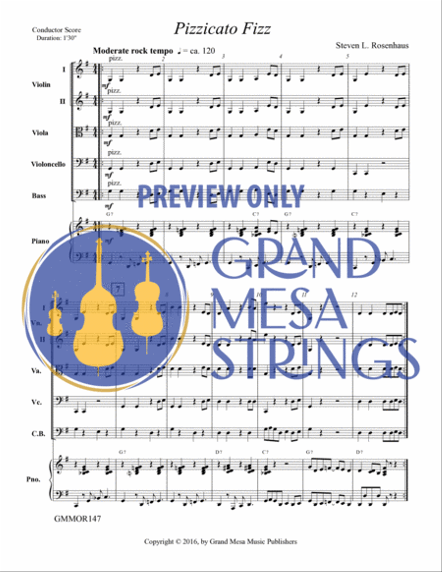 Pizzicato Fizz String Orchestra scores gallery preview page 2