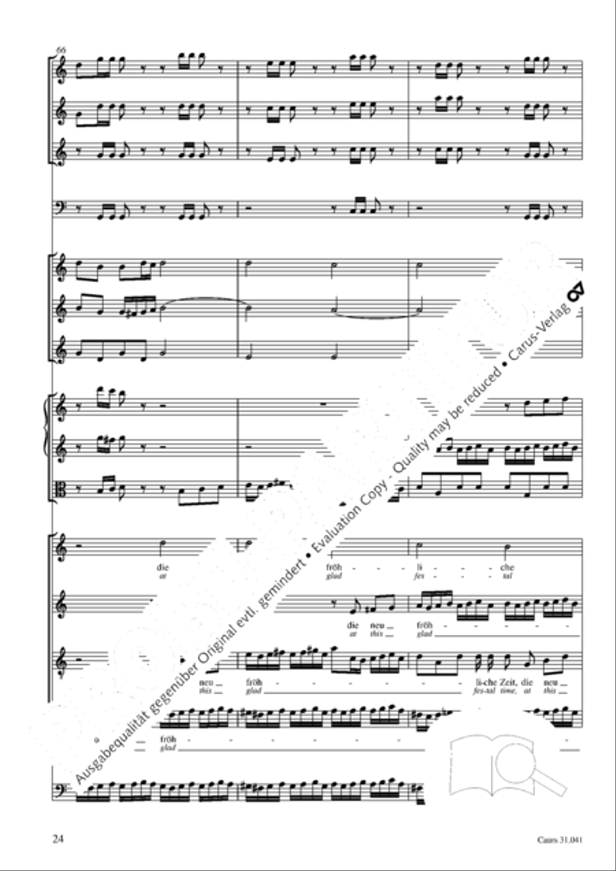 O Lord, we come to praise thee 4-Part scores gallery preview page 25