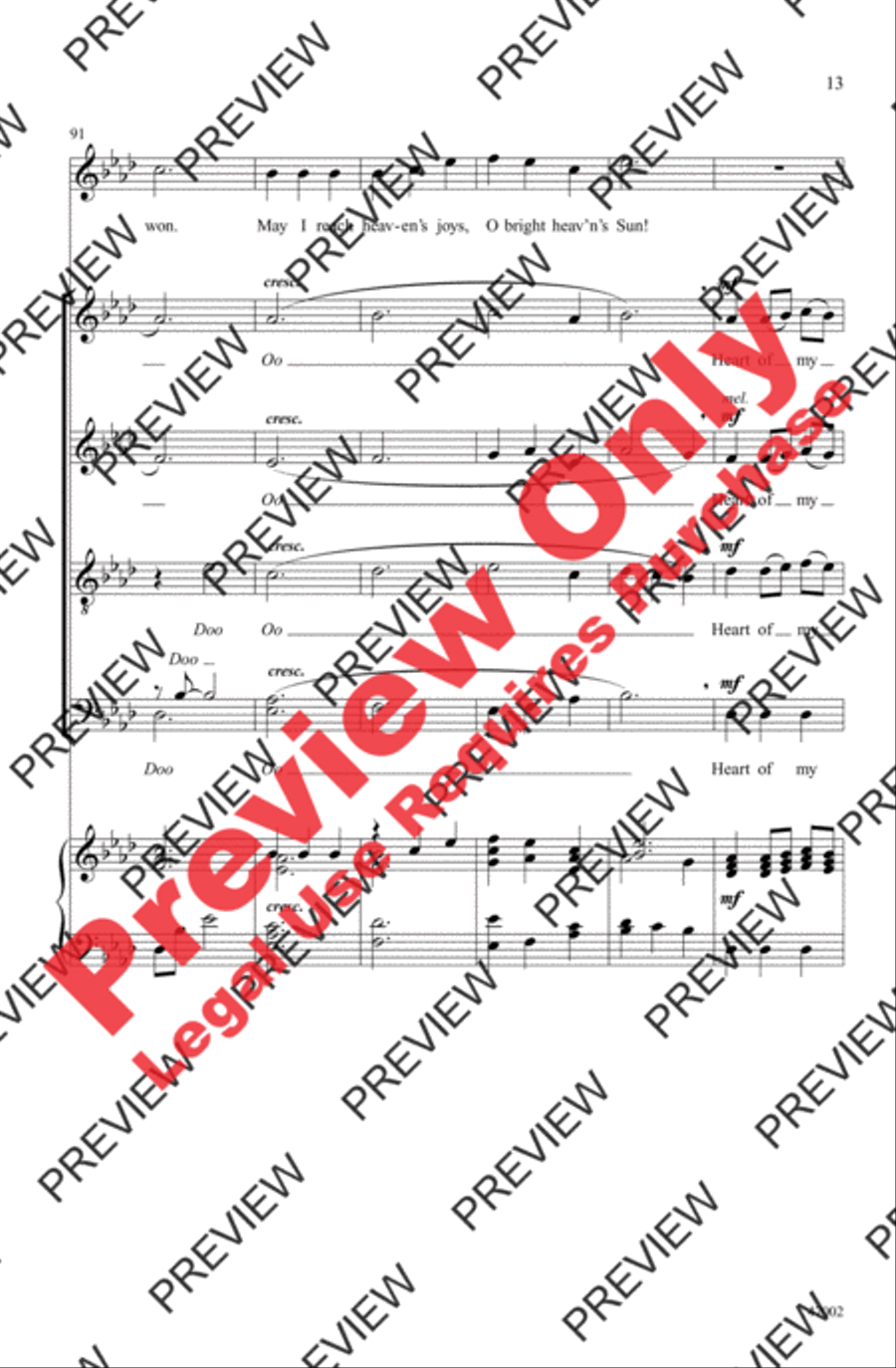 Be Thou My Vision Be Thou My Vision 4-Part scores gallery preview page 13