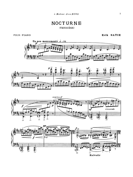 Satie: Third Nocturne