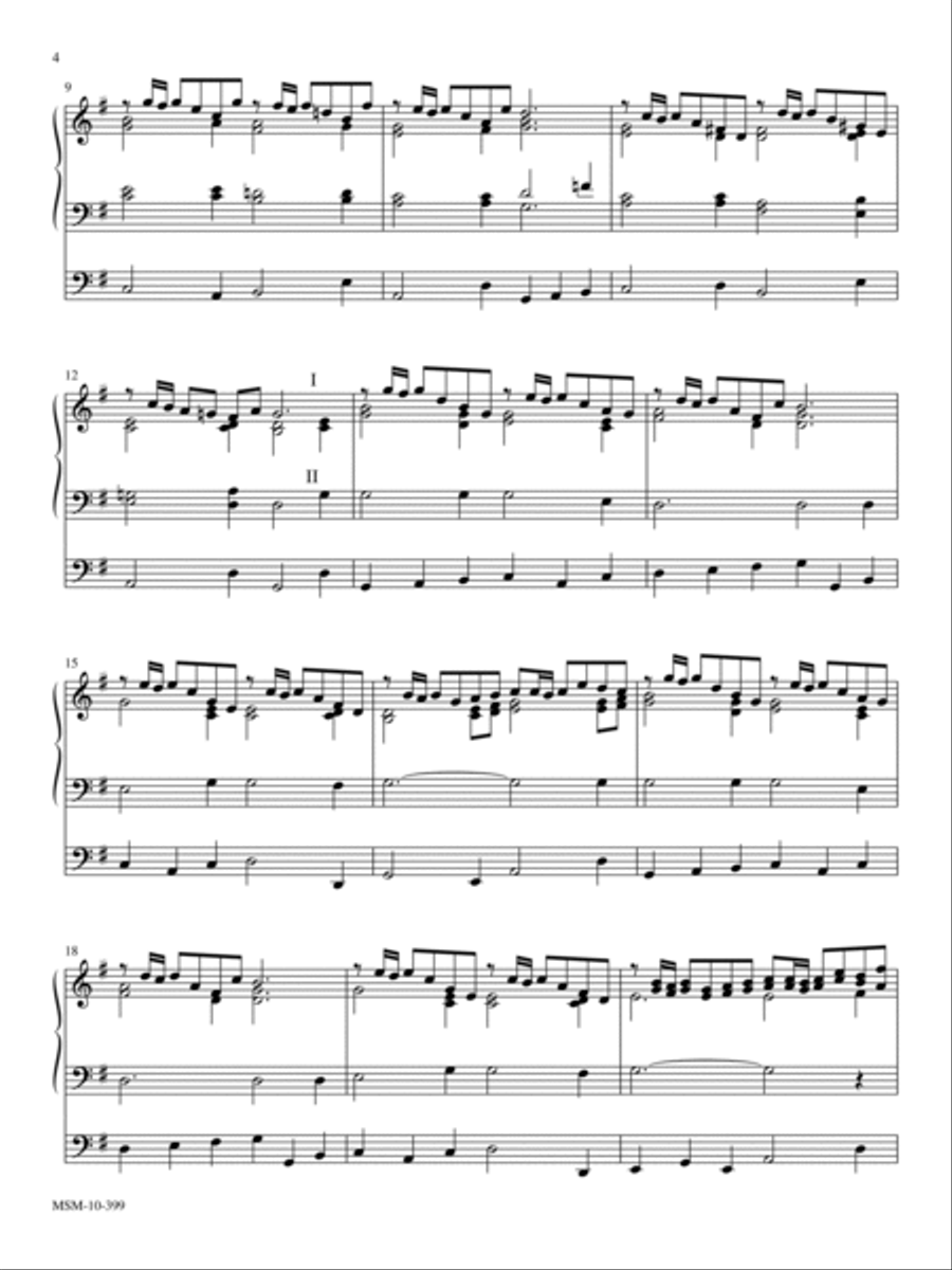 Advent Organ Book Organ scores gallery preview page 4