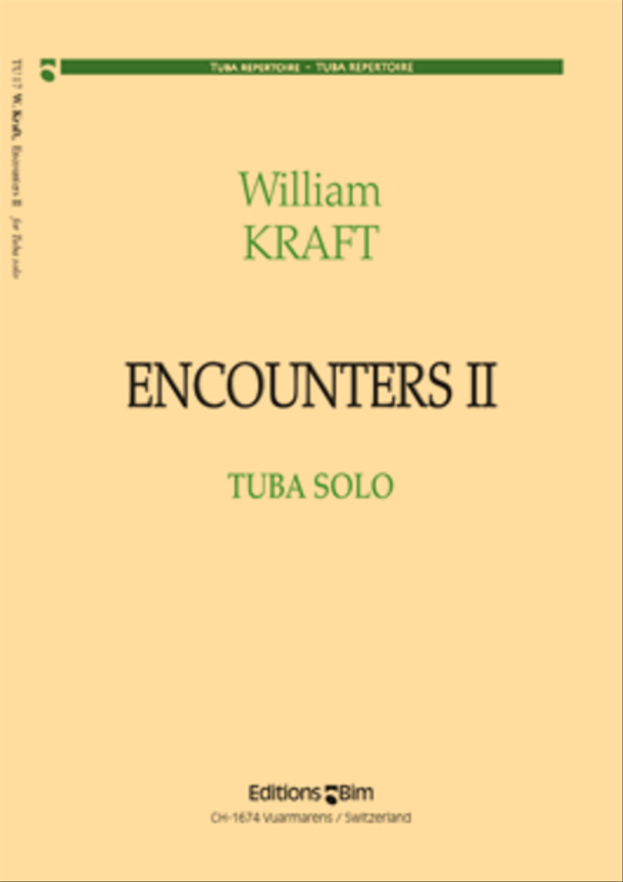 Encounters II for Tuba solo Tuba scores gallery preview page 1